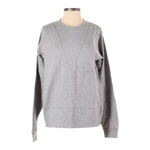 Adidas Men’s Gray Cutline Crew Neck Sweatshirt S NWT Side Zip Pullover L/S